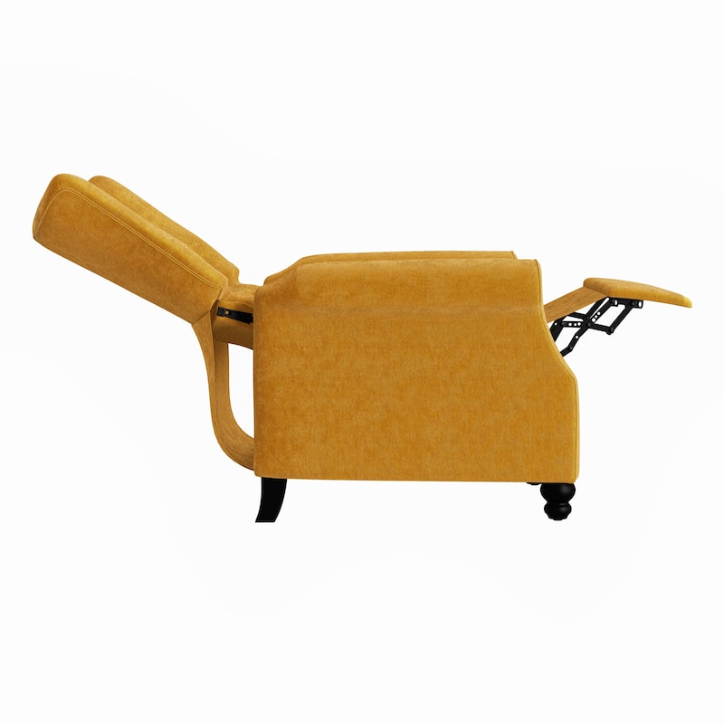 Copper Grove Plush Push-back Recliner Chair