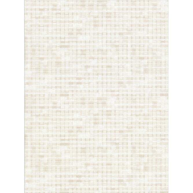 Brewster Clarice Cream Distressed Faux Linen Wallpaper - 21in x 396in x 0.025in