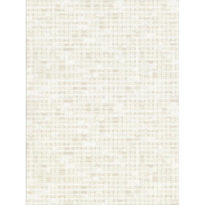 Brewster Clarice Cream Distressed Faux Linen Wallpaper - 21in x 396in x 0.025in