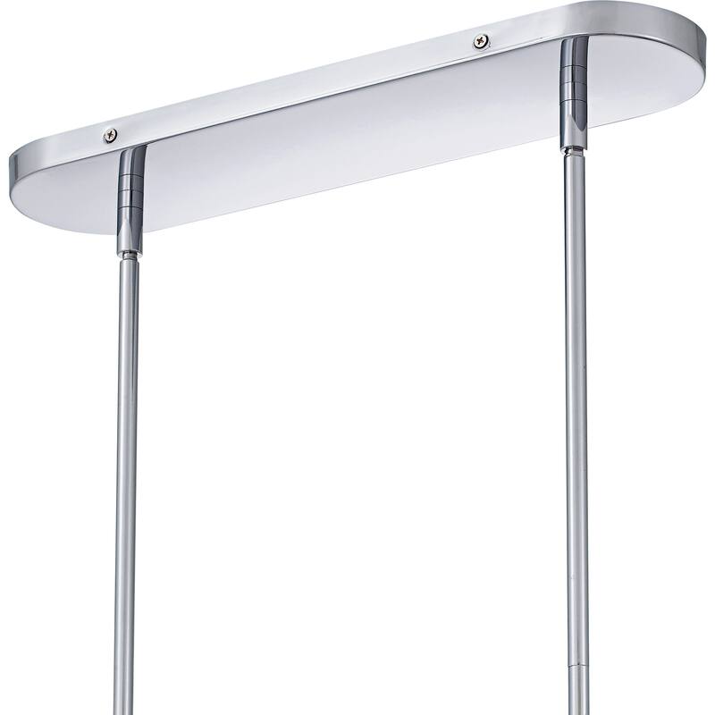 Gibson 5-Light Polished Chrome Linear Chandelier
