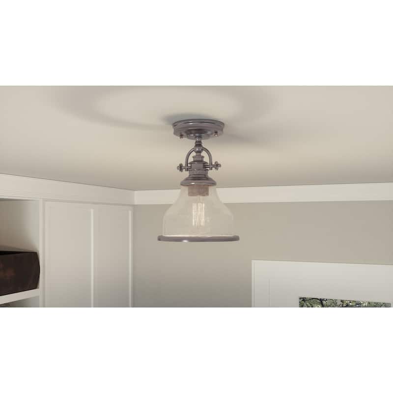 Bellevue Hamblen 8" Wide Semi-Flush Ceiling Fixture