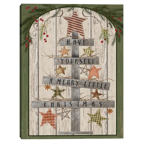 slide 2 of 4, Wooden X-mas Tree by Beth Albert Cnvs