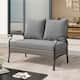 Option Grey-Loveseat