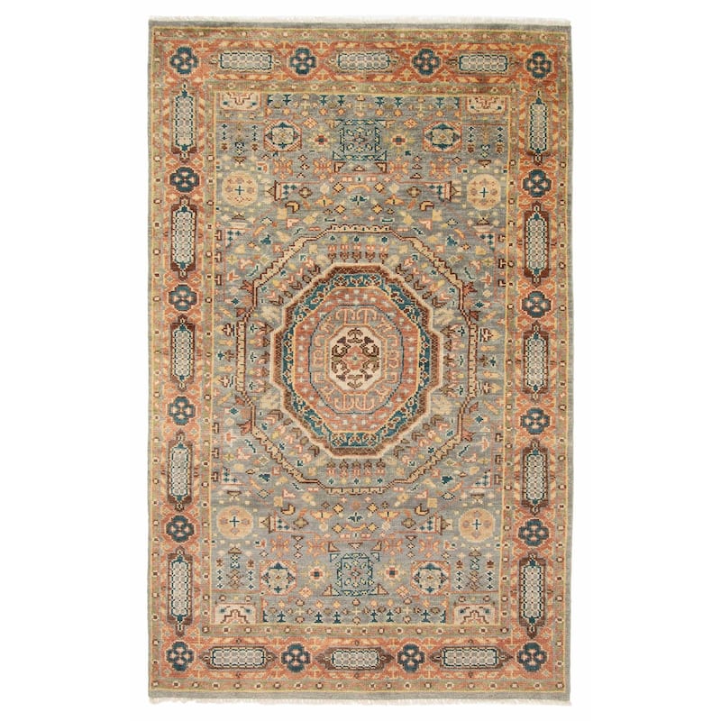 ECARPETGALLERY Hand-knotted Jules Serapi Grey Wool Rug - 5'9 x 9'0 - Grey - 5'9 x 9'0