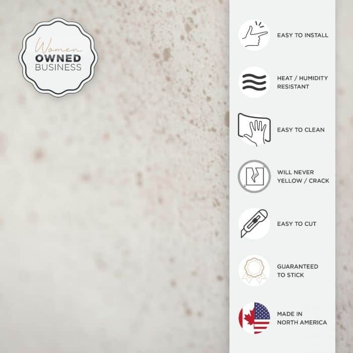 Peel and Stick Backsplash Tile - Smart Tiles Blok Beige X Large - Kitchen and Bathroom Stick on Tiles