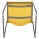 preview thumbnail 71 of 88, 5 Pack 880 lb. Capacity Full Back Contoured Sled Base Stack Chair - 23.75"D x 19.5"W x 32"H
