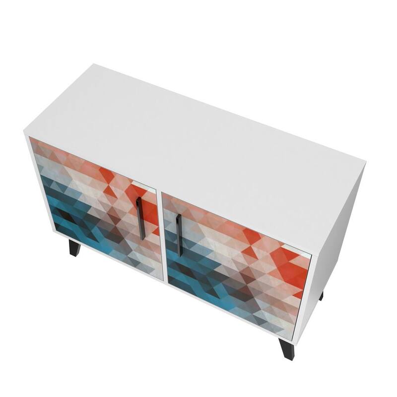 Mid Century Modern Amsterdam Double Wood End Table 2.0
