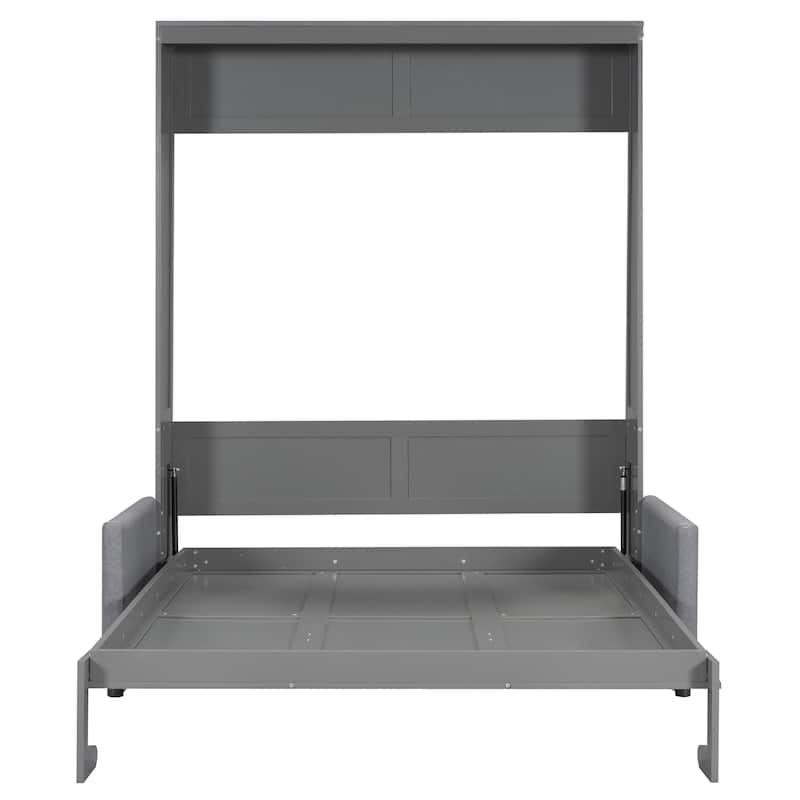 Queen Size Murphy Bed Wall Bed with Cushion