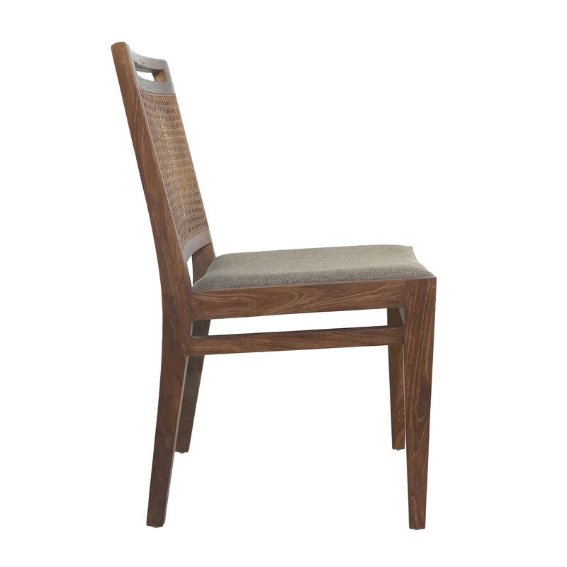 Bingham Teak Upholstered Dining Chair (Set of 2)
