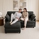 preview thumbnail 43 of 66, MCombo 111.8'' Modular Sectional Sofa Couch with Reversible Ottoman for Living Room, L Shaped Sofa, FSC Certified