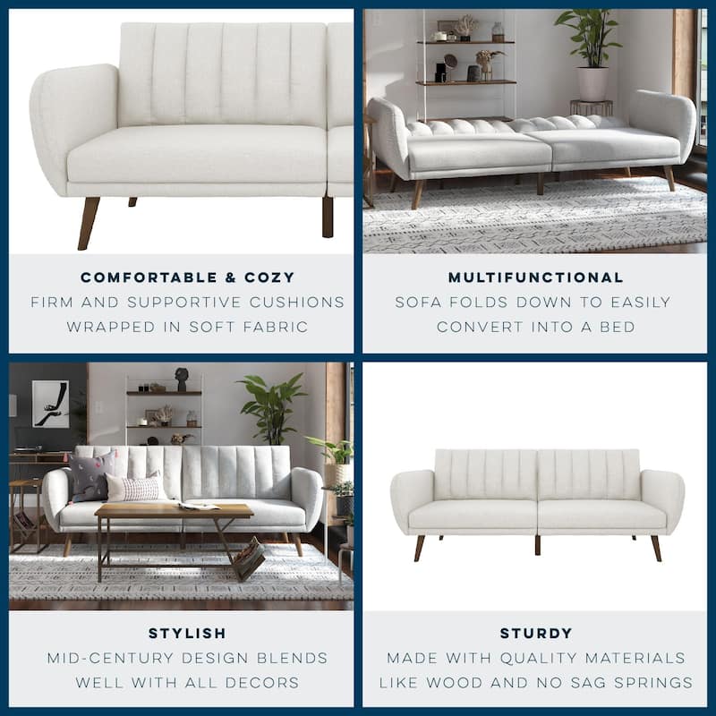 The Novogratz Brittany Futon Sofa Bed