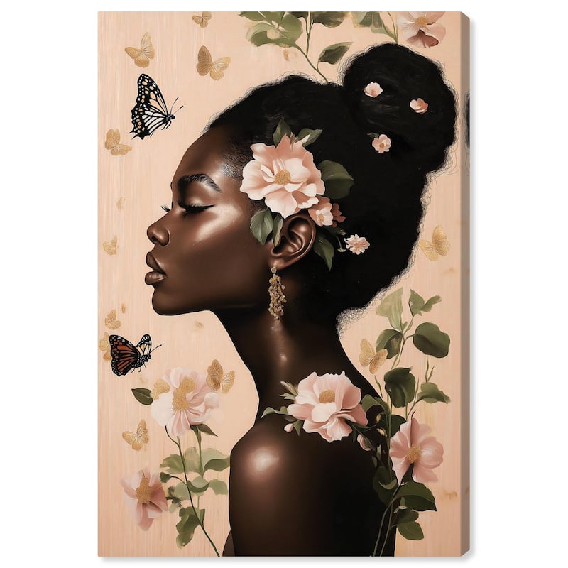 Apricot Whisper Canvas by Art Remedy, Gallery Wrapped - 24" x 36"