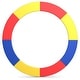 preview thumbnail 3 of 3, 8FT Replacement Safety Pad Bounce Frame Trampoline-Multicolor - 8’ x 8’ x 4’’ (L x W x H)