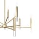 preview thumbnail 6 of 11, Hunter Sunjai 9-Light 2-Tier Chandelier - Entry, Dining Room, Living Room - Candle, Geometric, Contemporary, Glam