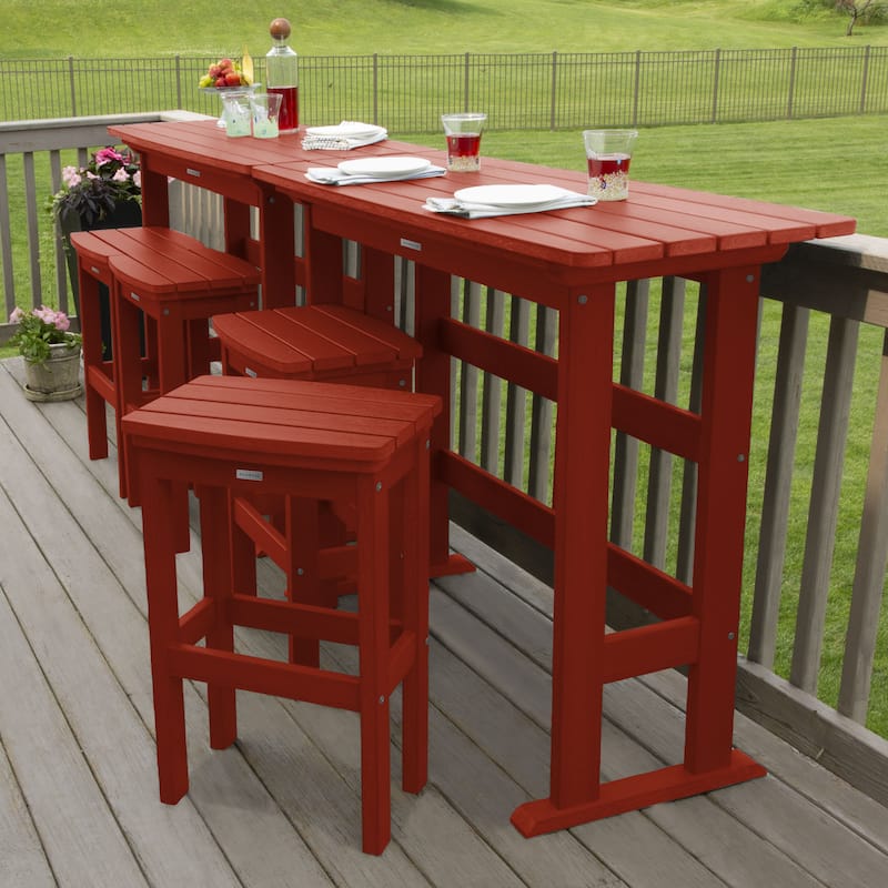 Lehigh 6-Piece Outdoor Balcony Set - Bar-height