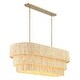 preview thumbnail 2 of 0, Minka Lavery 1227 Caviana 5 Light 48" Wide Linear Chandelier