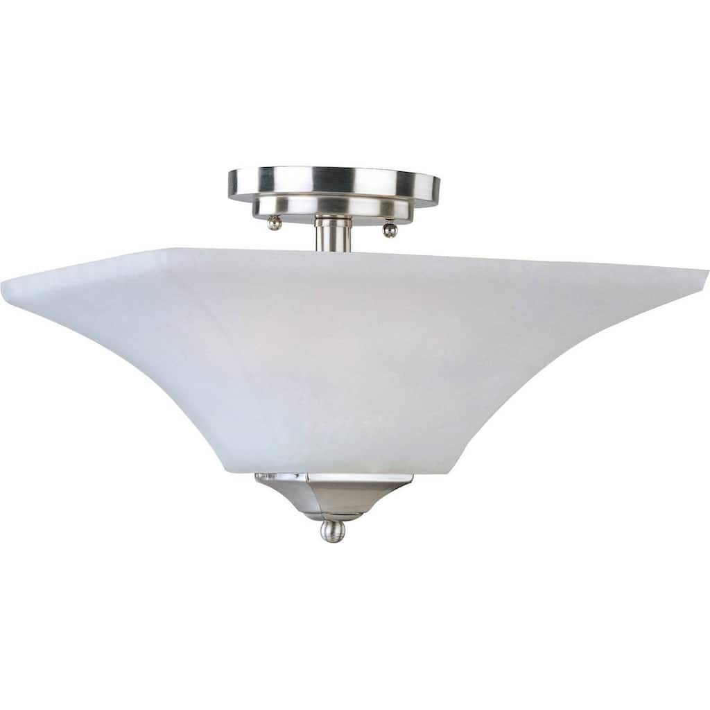 Aurora 2-Light Semi-Flush Mount