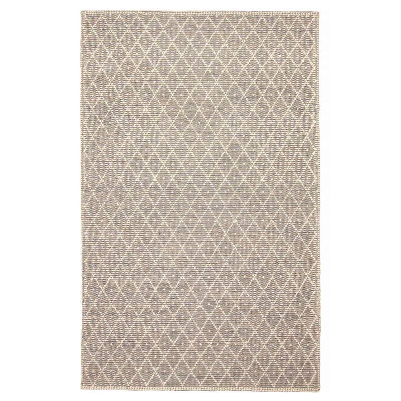 ECARPETGALLERY Braid weave Sienna Grey Wool Rug - 5'0 x 8'0 - Grey - 5'0 x 8'0