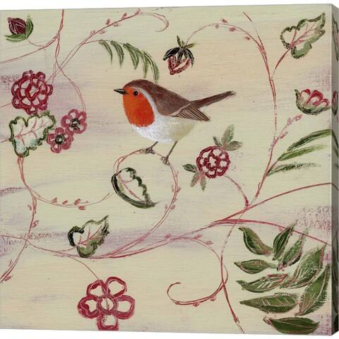 Lucy Grossmith 'Tudor Robin' Canvas Art