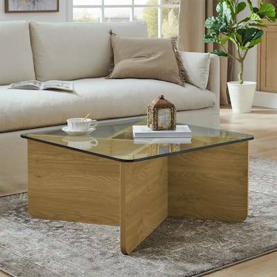 Mid-Century Modern Coffee Table with Sturdy Construction and Versatile Use
