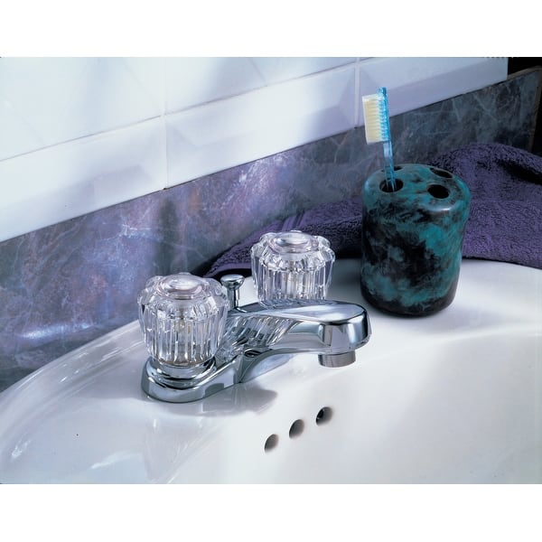Delta 2520LF-MPU Classic Centerset Bathroom Faucet – Chrome, 2-Handle With Pop-Up Drain