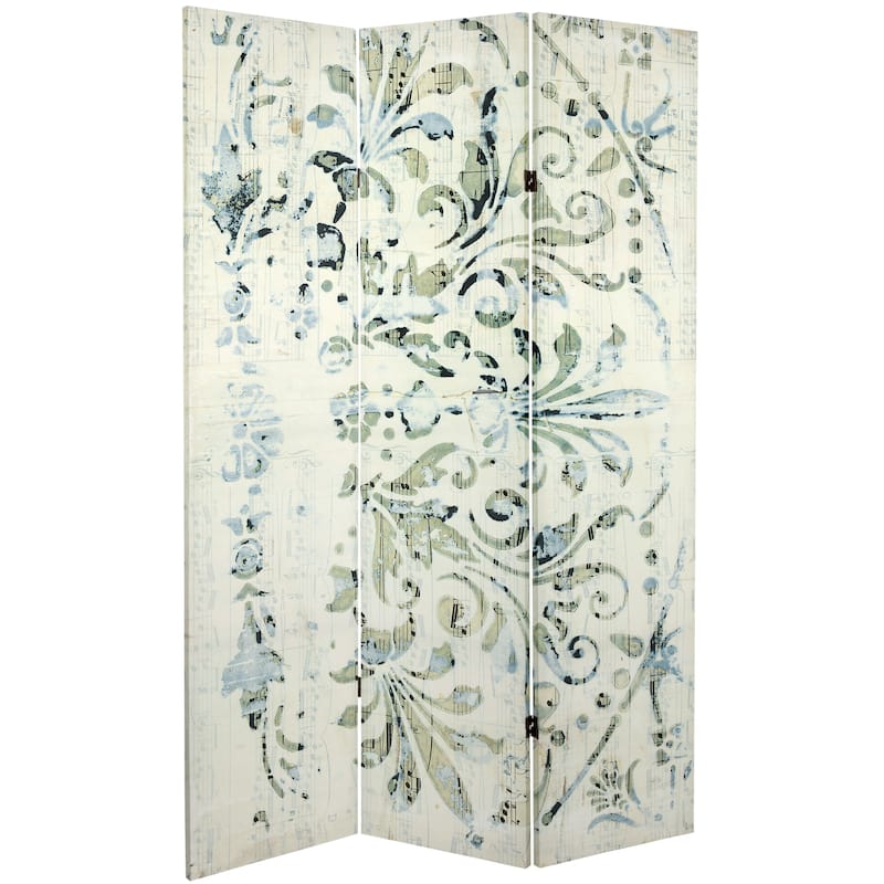 6 ft. Tall Alabaster Muse Canvas Room Divider