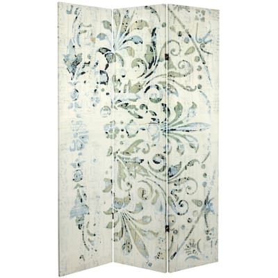 6 ft. Tall Alabaster Muse Canvas Room Divider