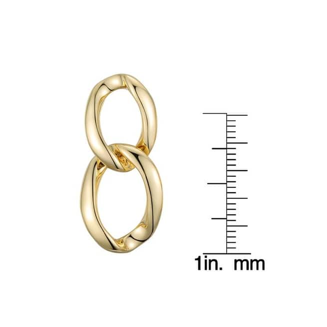 Victoria Townsend Gold Plated Double Loop Earrings