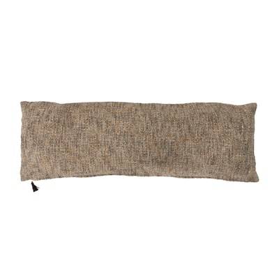 Mélange Cotton Blend Bouclé Lumbar Pillow