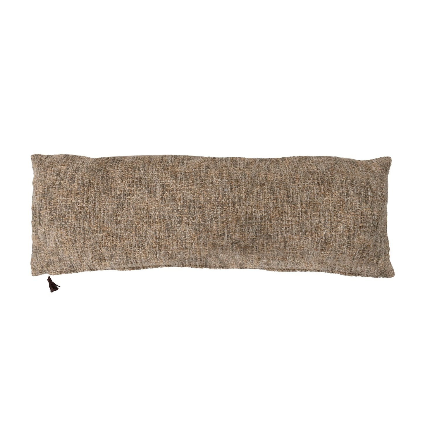 Mélange Cotton Blend Bouclé Lumbar Pillow