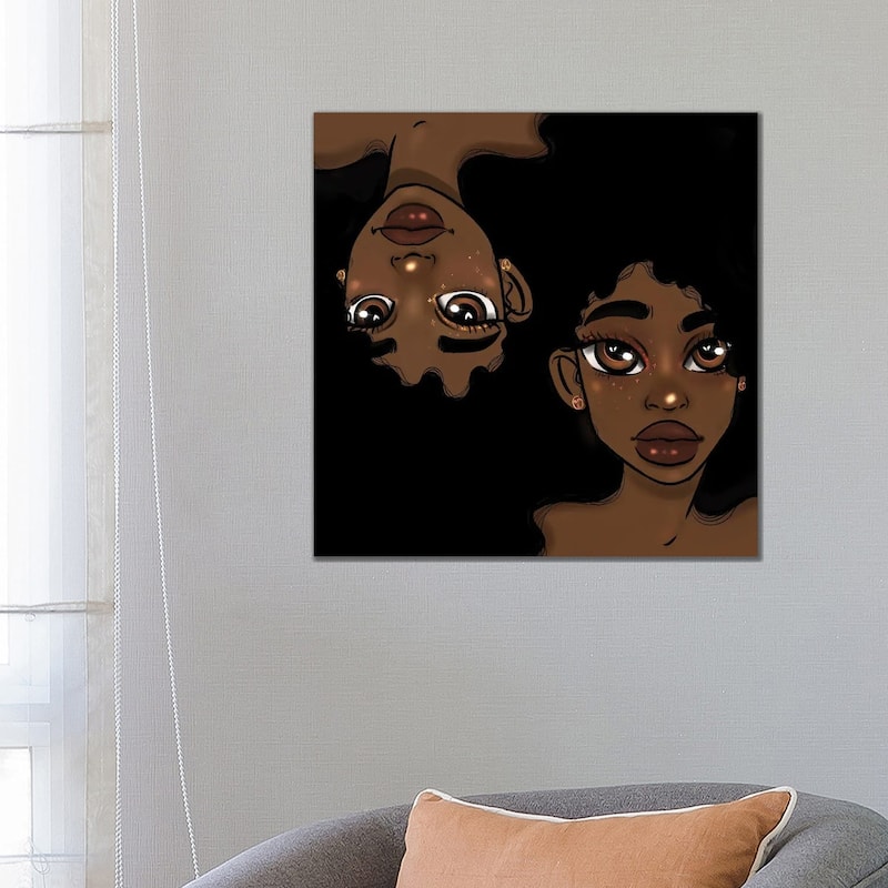 iCanvas "Yin & Yang" by Bri Pippens Canvas Print - 26x26x1.5