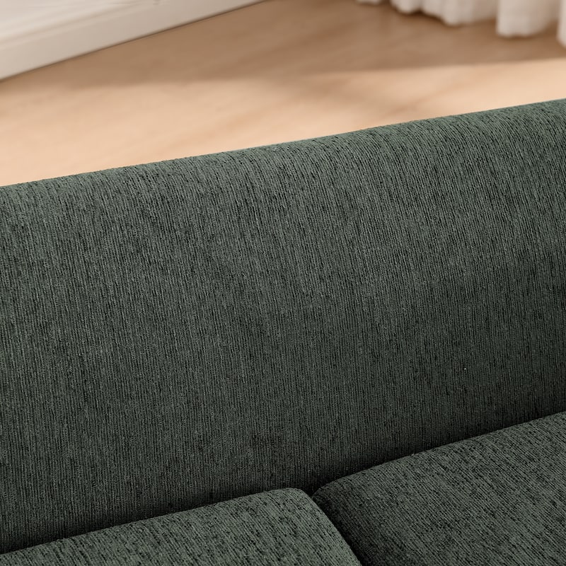 Pet sofa with backrest and armrests, rectangular pet sofa suitable for small and medium dogs, soft cushion comfortable dog sofa