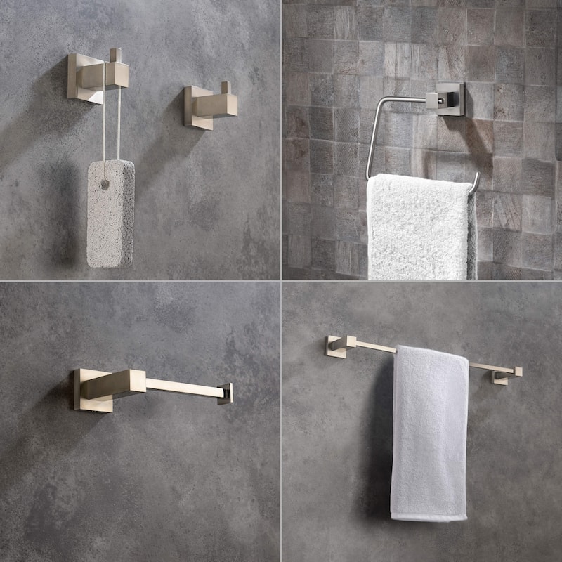 Cube 5-Piece Bathroom Hardware Set