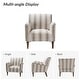 preview thumbnail 23 of 48, HULALA HOME Seip Modern Striped Arm Chair with Spindle Wood Legs Set of 2