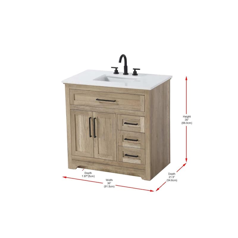 Nathaniel Single Bathroom Vanity (32-42 inch)
