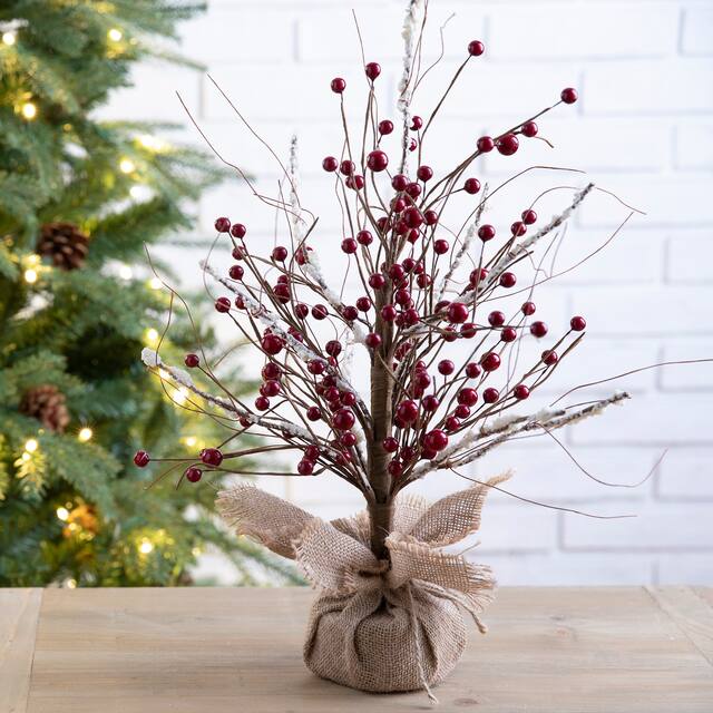 Glitzhome Berry Table Tree Patriotic/Harvest/Christmas Centerpieces