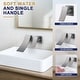preview thumbnail 12 of 29, WOWOW Single Handle Wall Mounted Bathroom Basin Faucet
