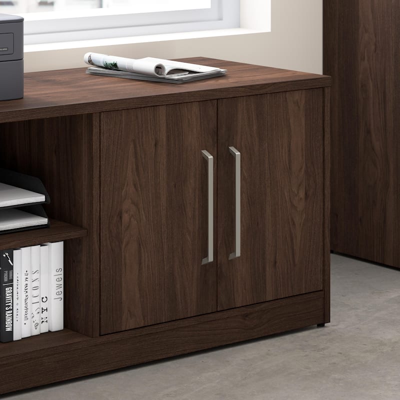 Bush Business Furniture Vista Low Storage Cabinet with Doors, Shelves