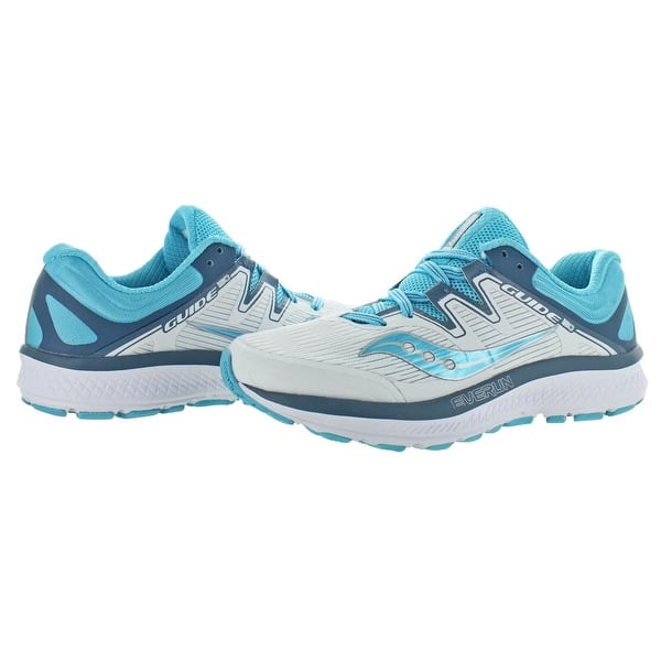 Saucony Womens Guide ISO 2 Running Shoes Trainers Sneakers Blue White Sports