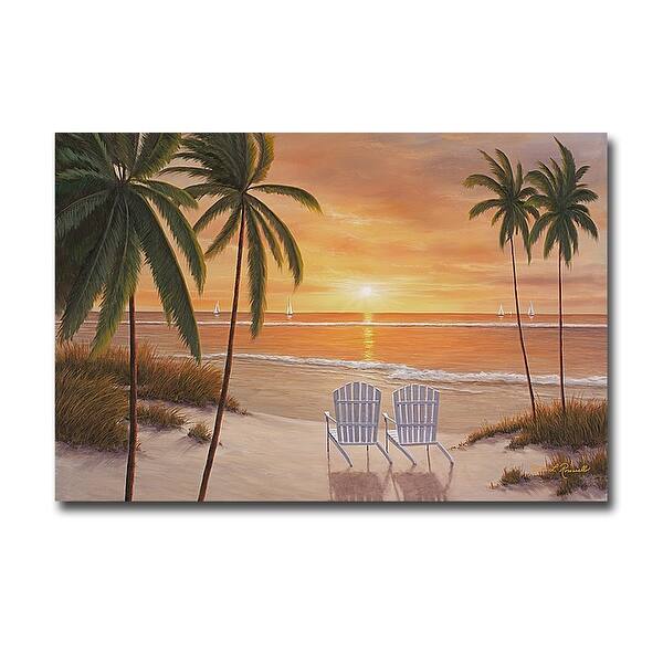 Tropical Sun Watch by Diane Romanello Gallery Wrapped Canvas Giclee Art
