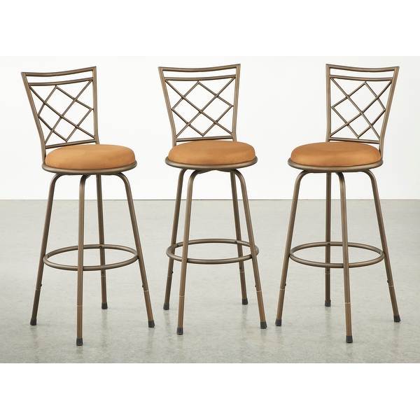 Simple Living Alyssa Adjustable Height Swivel Stools Set of 3