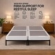 preview thumbnail 32 of 37, Onetan 8-Inch & 4-Inch Wooden Box Spring/Foundation Ideal for Mattress, No Assembly Needed, White.