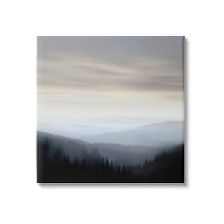 Stupell Grey Mountain Range Canvas Wall Art Design by Madeline Clark ...
