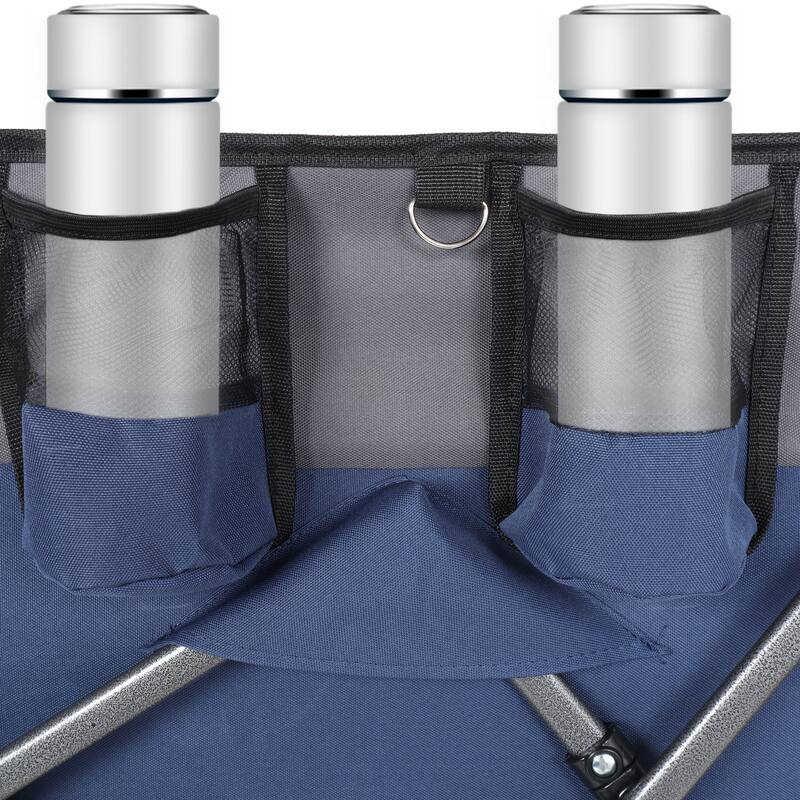 Multi-Functional Push-Pull Folding Wagon Cart with Rotating Handle & 9"x4" Beach Tires for Camping & Beach -300L XL Heavy-Duty