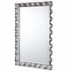preview thumbnail 4 of 4, Uttermost Haya 48"W Elegant Contemporary Silver Scalloped Frame Large