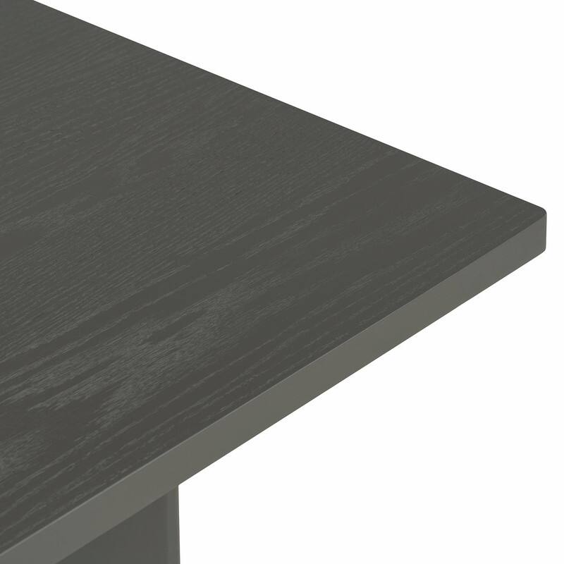 Farmhouse Wood Dining Table, 60" Rectangular Kitchen & Dining Table with Cutout Legs for Dining Room and Living Room