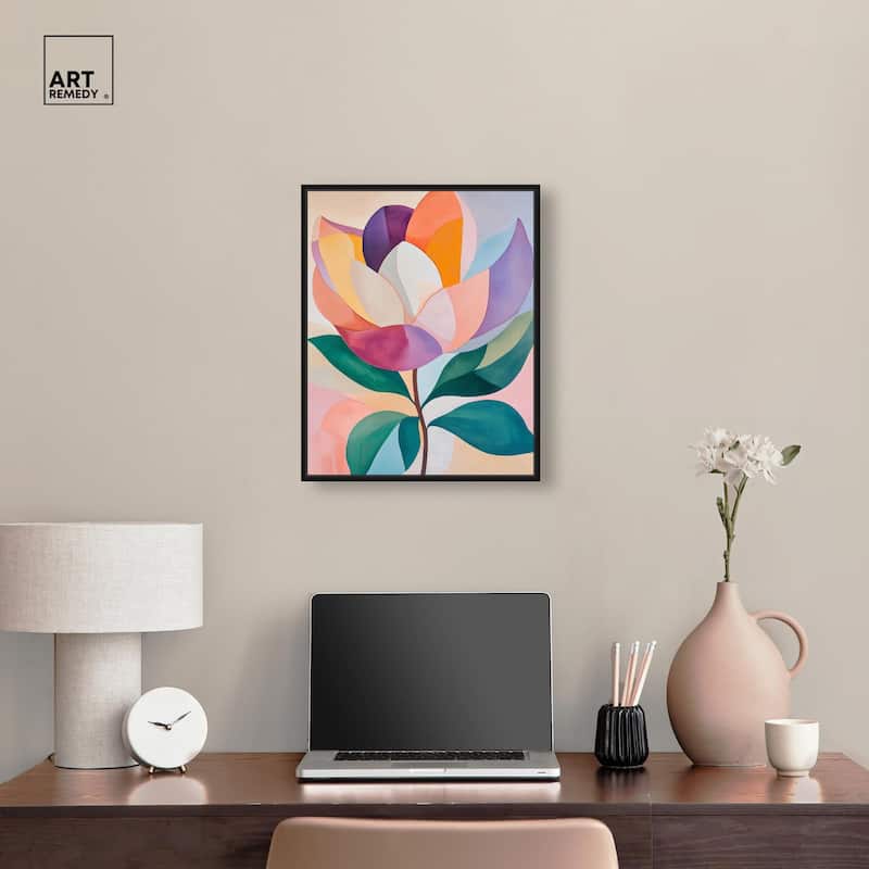 Magnolia in Color II Canvas by Art Remedy