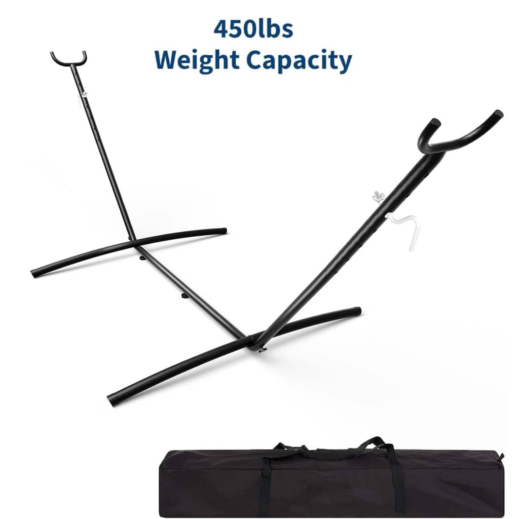 Portable Heavy Duty 9 FT Hammock Stand 450-Pound Capacity for Outside, Patio, Backyard - 9 FT