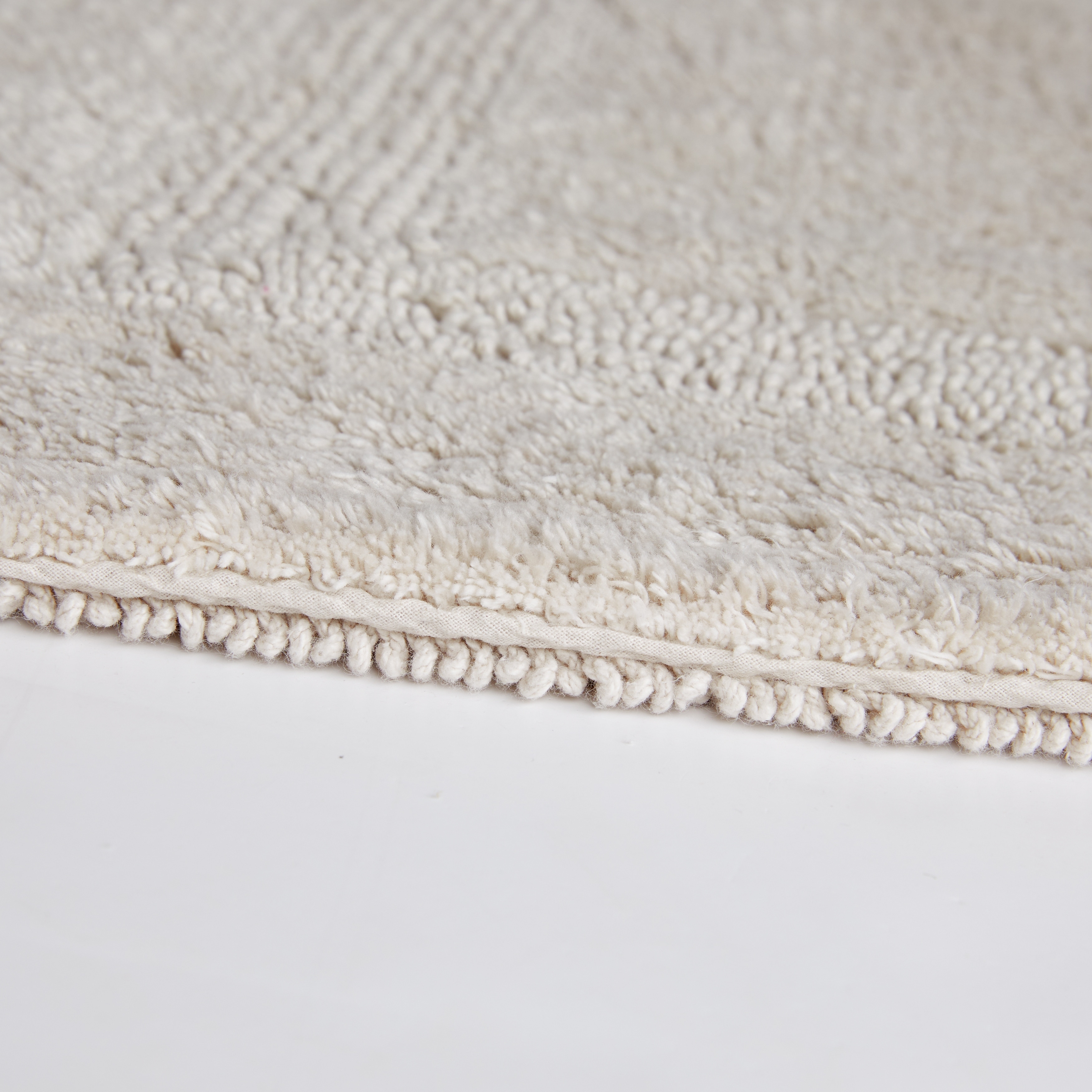 Fabstyles Reversible Cotton Bath Rug Set - Soft Absorbent 2-Piece-image