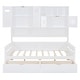 preview thumbnail 9 of 9, White Wooden Full Size Kids Bed Daybed, All-in-One Cabinet Bed with 2 Drawers